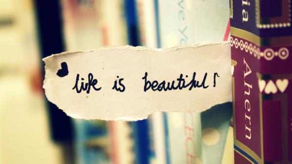 Free life is beautiful hd inspirational wallpaper download