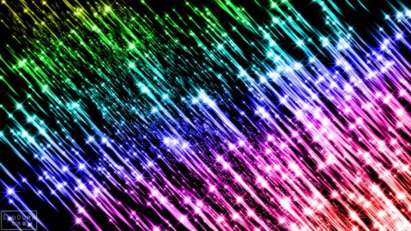 Free lightening colorful stars hd abstract wallpaper download