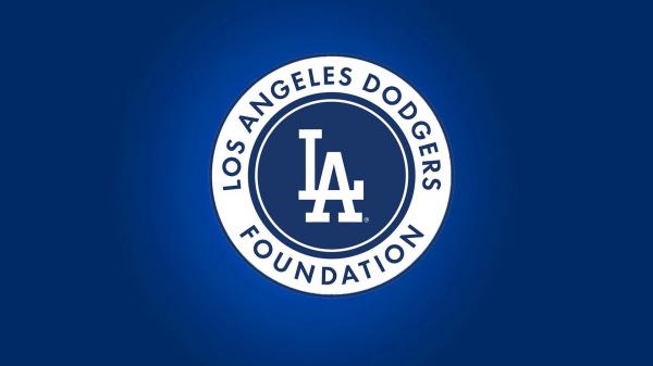 Free logo of los angeles dodgers with blue background hd dodgers wallpaper download