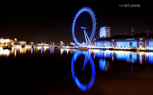 Free london eye river thames wallpaper download