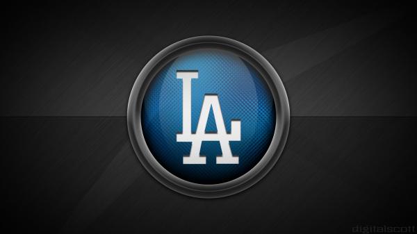 Free los angeles dodgers letters la on circle hd dodgers wallpaper download