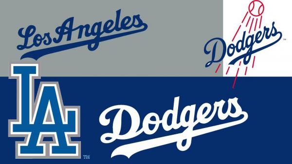 Free los angeles dodgers on gray white and blue backgrounds hd dodgers wallpaper download