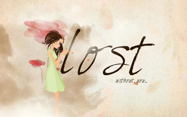 Free lost without you wallpaper download