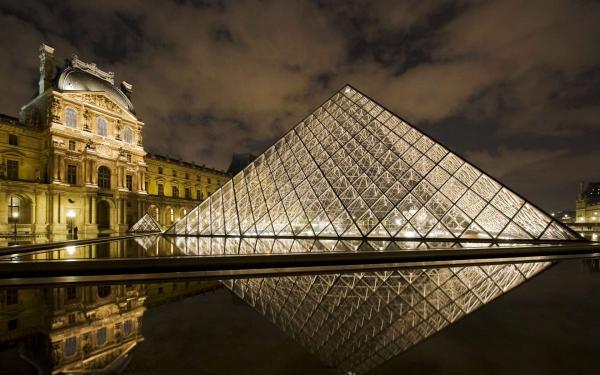 Free louvre museum paris wallpaper download