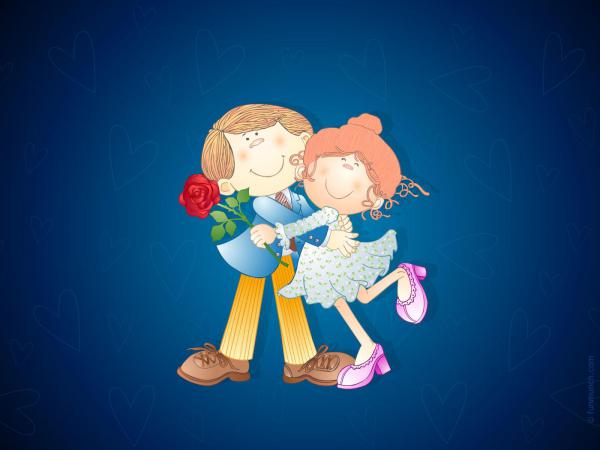 Free love couple wallpaper download