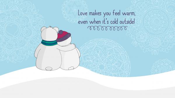 Free love makes you warm wallpaper download