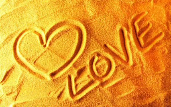 Free love sand wallpaper download