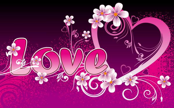 Free lovely love design wallpaper download