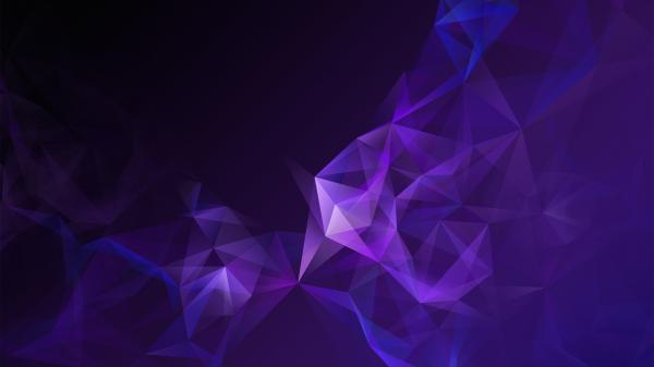 Free low poly smoke purple wallpaper download