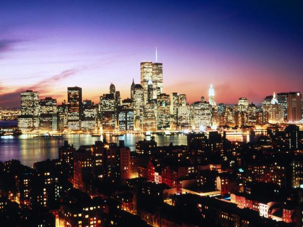 Free lower manhattan as seen over brooklyn heights new york wallpaper download