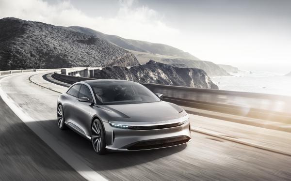 Free lucid air luxury electric car 4k wallpaper download