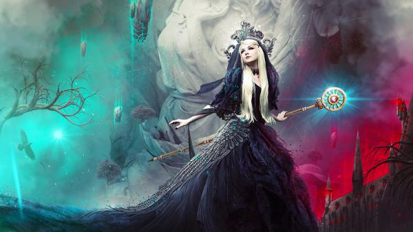 Free magical angel 4k wallpaper download