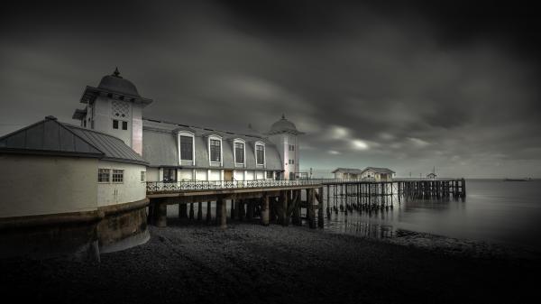 Free man made pier 4k 5k hd wallpaper download