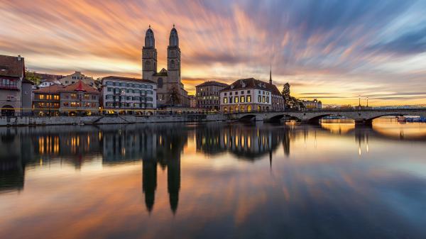 Free man made zurich 4k hd travel wallpaper download