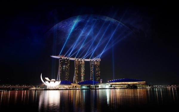 Free marina bay sands singapore wallpaper download