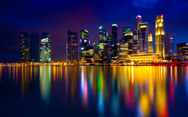 Free marina bay singapore 4k wallpaper download