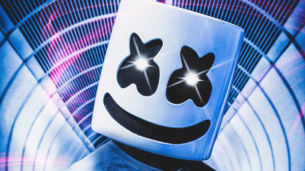 Free marshmello djs head with led mask 4k hd marshmello wallpaper download