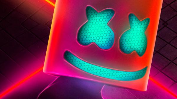 Free marshmello orange rose led helmet hd marshmello wallpaper download