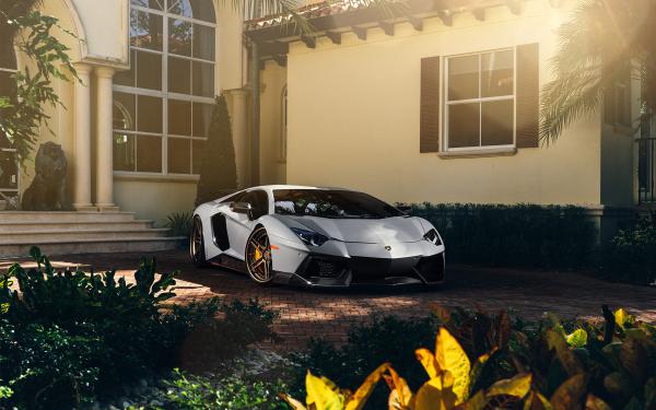 Free matte lamborghini aventador wallpaper download