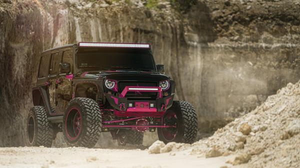 Free mc fuel ladies jeep 5k wallpaper download