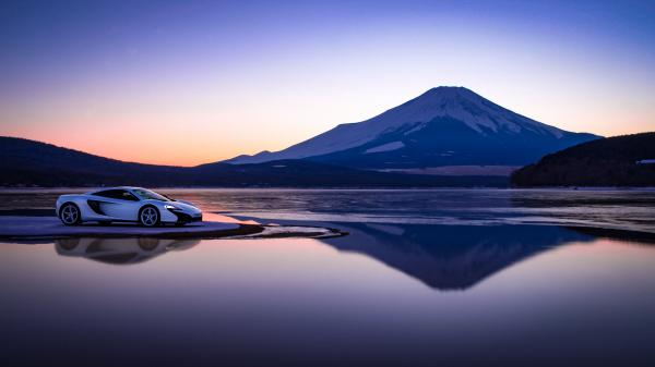 Free mclaren at mount fuji wallpaper download