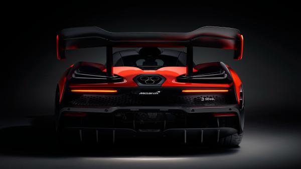 Free mclaren senna rear 4k wallpaper download