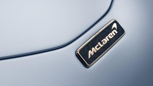 Free mclaren speedtail logo 4k wallpaper download