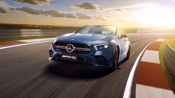 Free mercedes amg a 35 l 4matic 2019 4k 2 wallpaper download