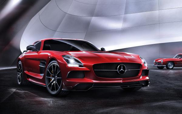 Free mercedes benz sls amg hd wallpaper download