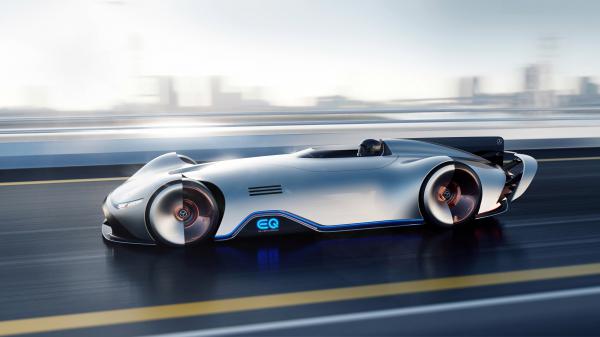 Free mercedes benz vision eq silver arrow 4k wallpaper download