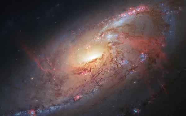 Free messier 106 spiral galaxy 5k wallpaper download