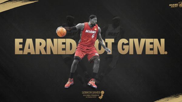 Free miami heat lebron james is wearing red sports dress and tapping basketball in black background basketball hd sports wallpaper download