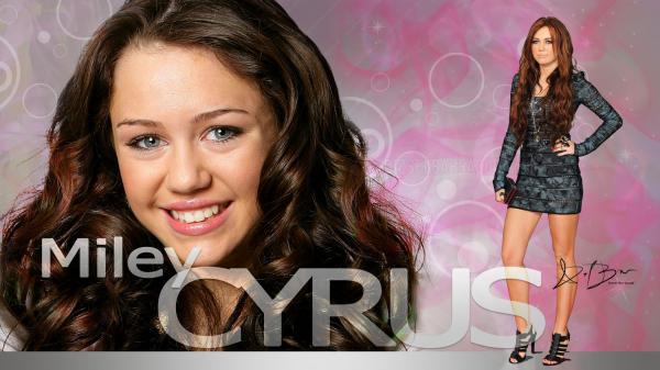 Free miley cyrus with gray eyes and brown hair hd miley cyrus wallpaper download