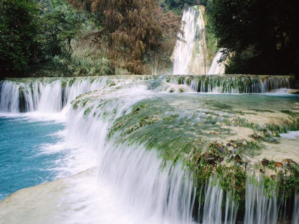 Free minas viejas waterfalls mexico wallpaper download