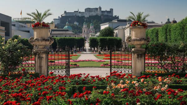 Free mirabell palace gardens in salzburg austria hd travel wallpaper download