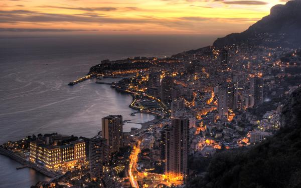 Free monaco in twilight wallpaper download