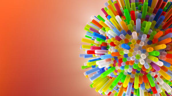 Free multi colored straws 4k hd abstract wallpaper download