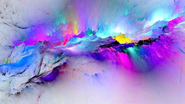 Free multicolored painting colors squirt 4k hd abstract wallpaper download