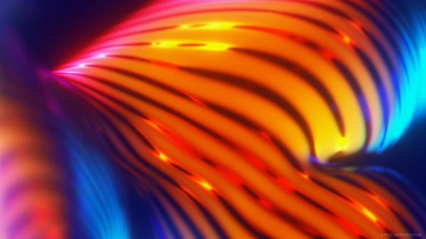 Free neon abstract 2 wallpaper download