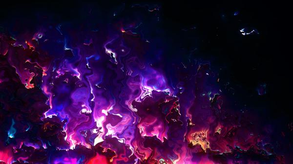 Free neon abstract 3 wallpaper download