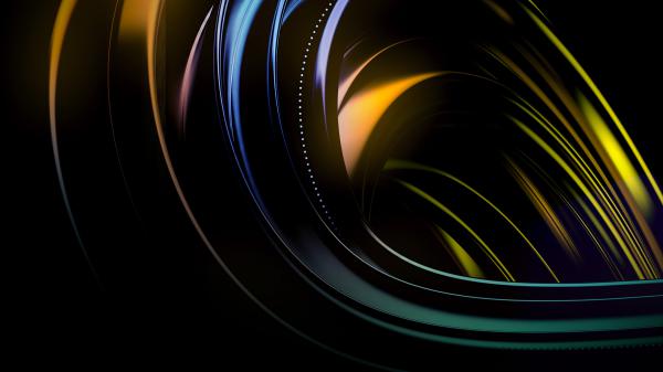 Free neon abstract honor play stock wallpaper download