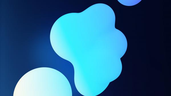 Free neon fluid wallpaper download