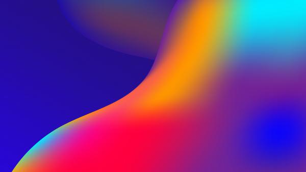 Free neon gradient wallpaper download