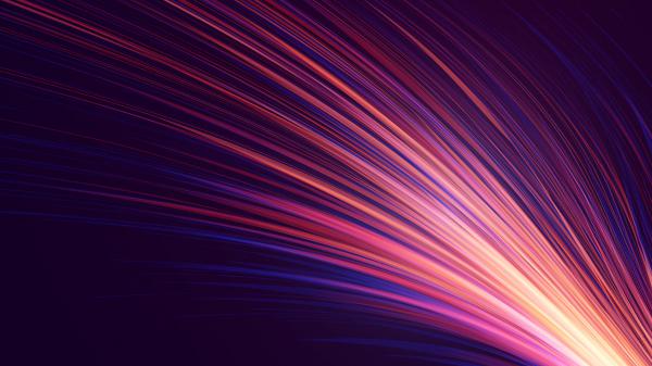 Free neon rays honor magicbook stock wallpaper download