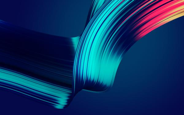 Free neon waves wallpaper download