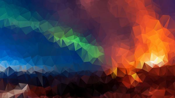 Free northern lights abstract 5k wallpaper download