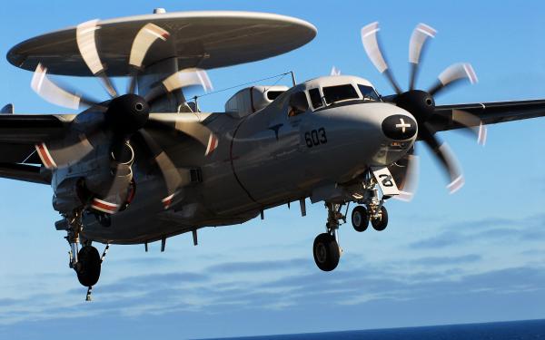 Free northrop grumman e 2 hawkeye amercian military aircraft wallpaper download