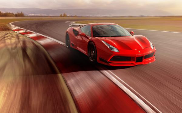 Free novitec rosso ferrari 488 gtb n largo 4k wallpaper download