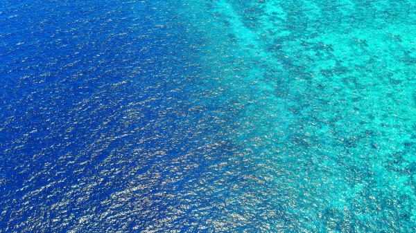 Free ocean blue water 5k wallpaper download