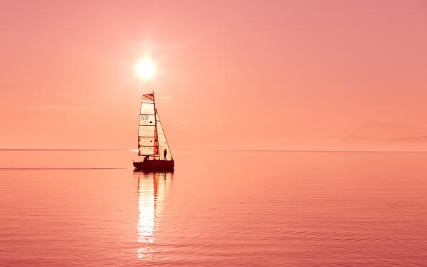 Free ocean sailboat 4k wallpaper download